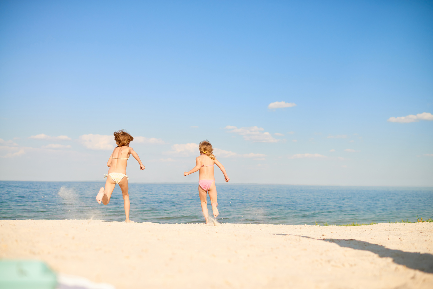 Summer, children and sea